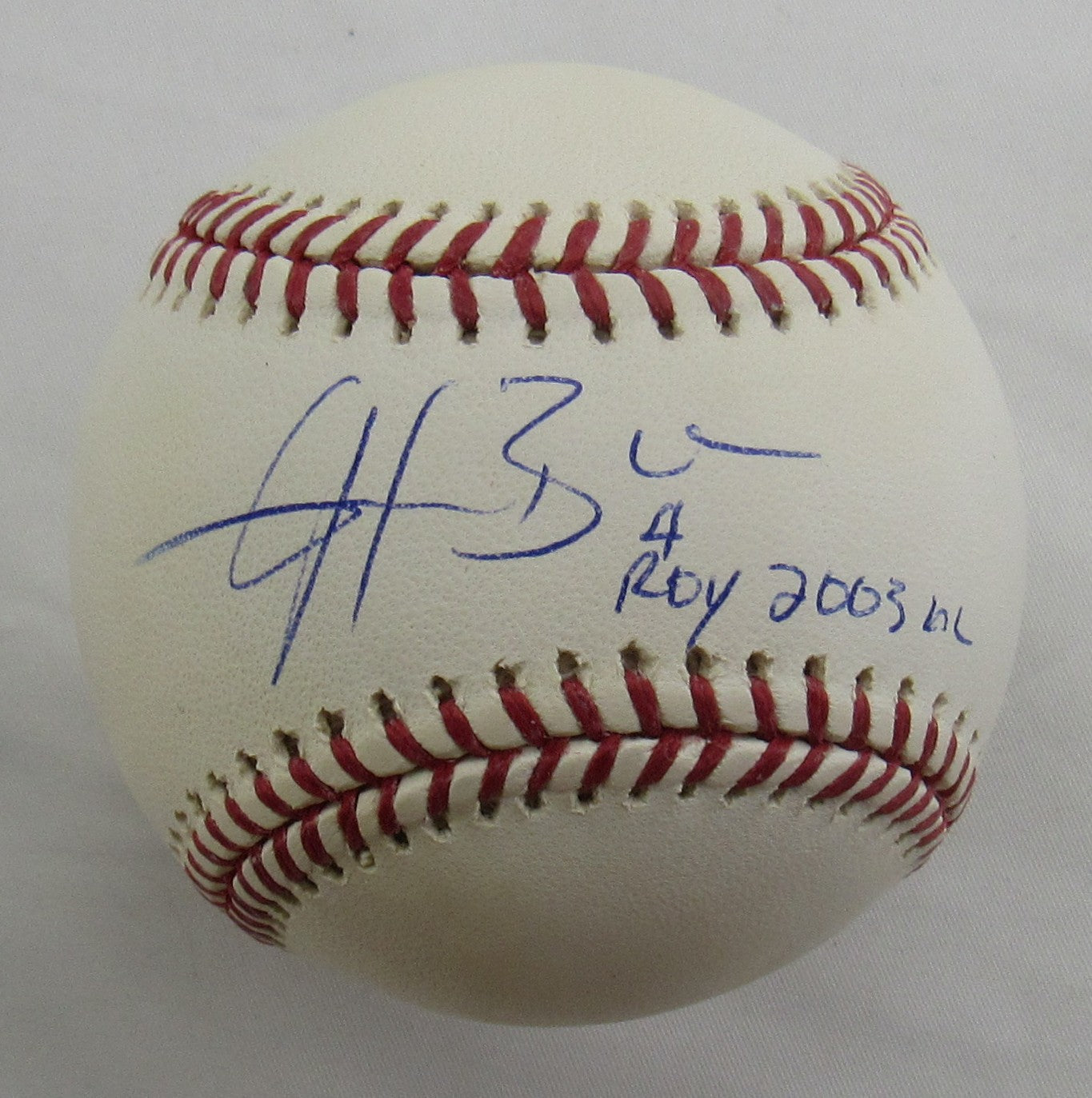 Angel Berroa Signed Auto Rawlings Baseball B166