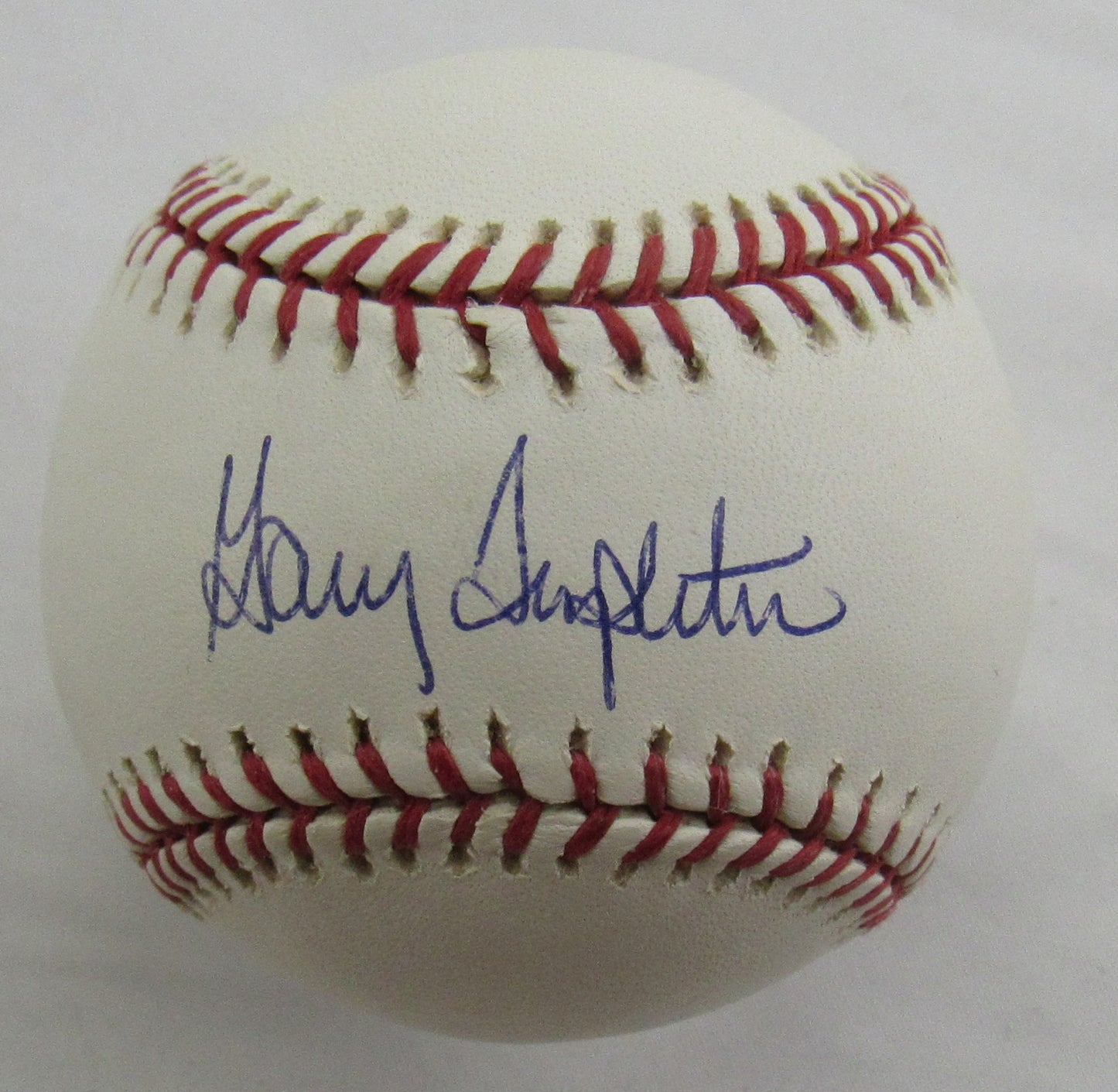 Garry Templeton Signed Auto Rawlings Baseball B166