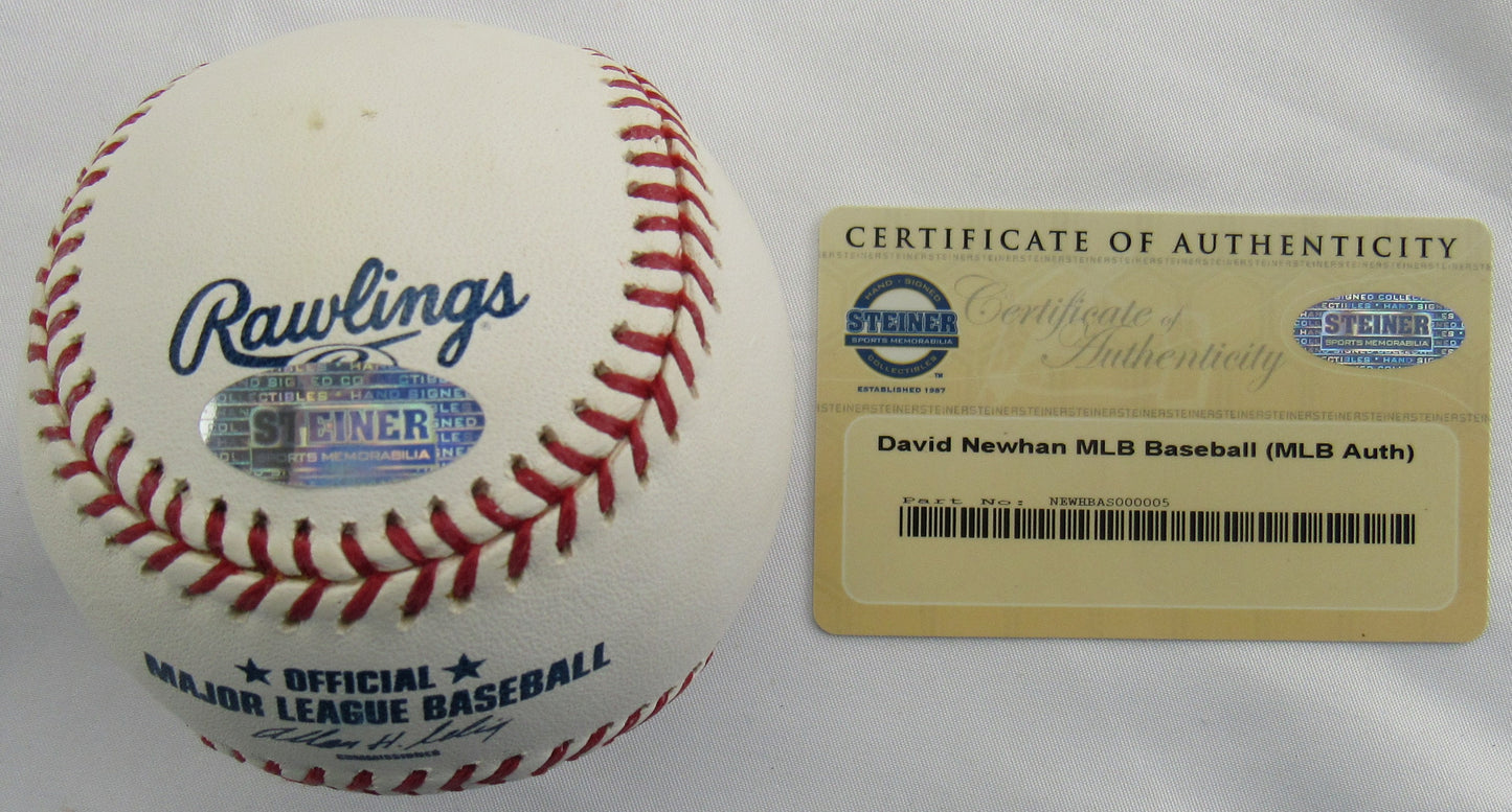 David Newhand Signed Auto Rawlings Baseball Steiner COA B167