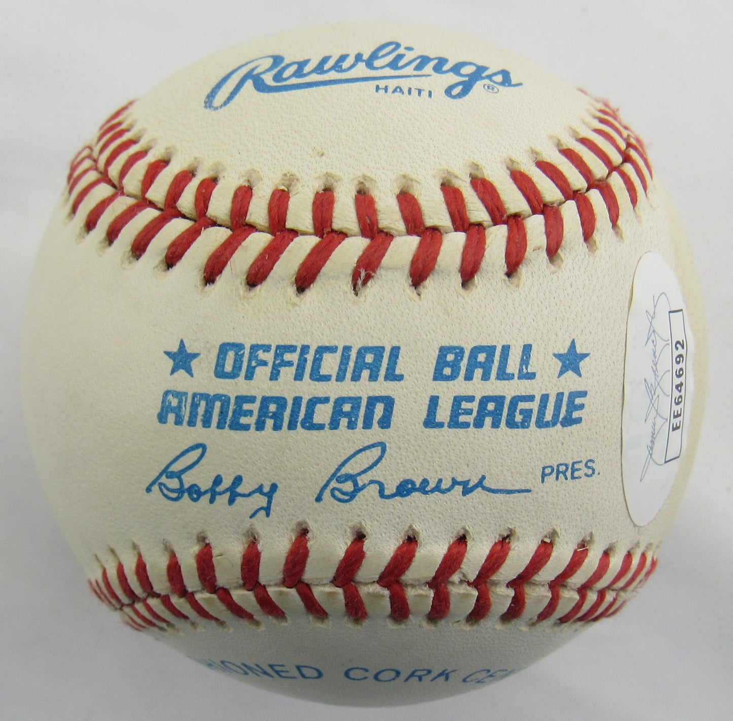 Greg Olson Signed Auto Rawlings Baseball JSA EE64692 B167