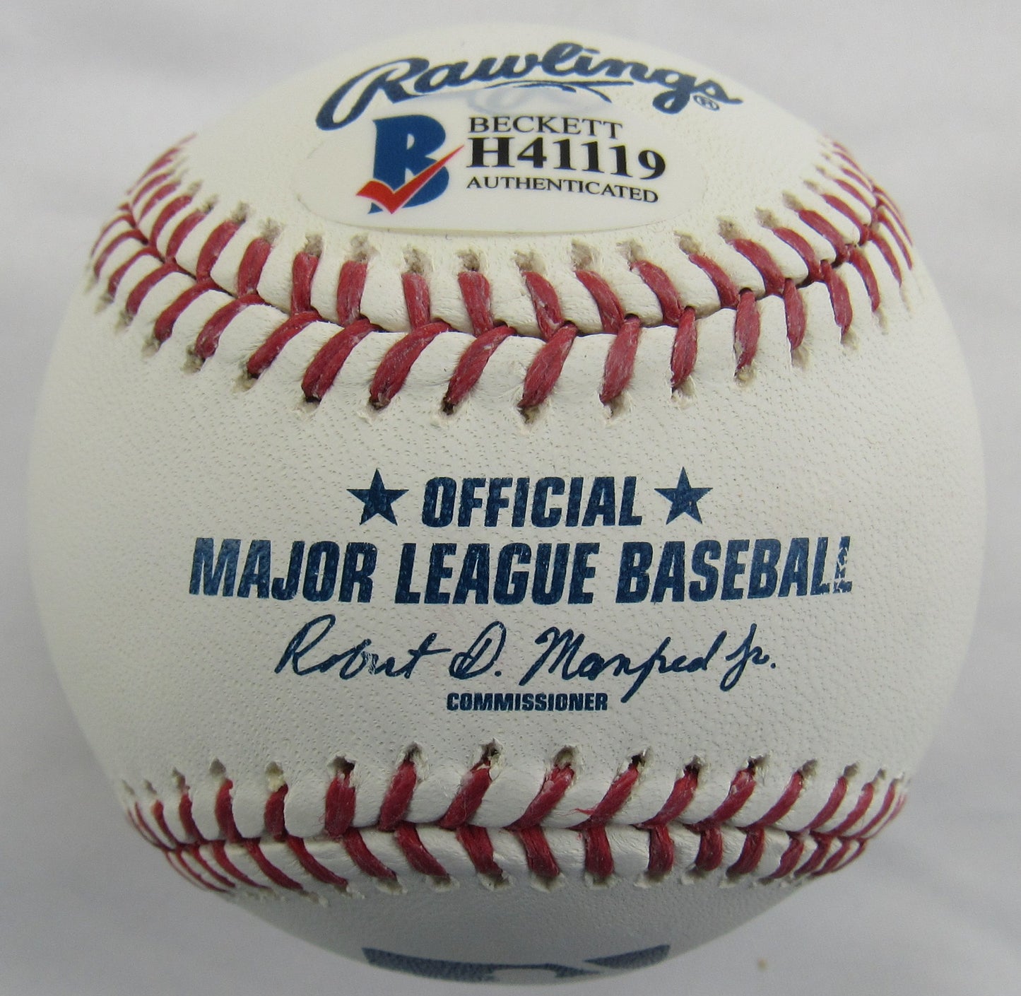 Ervin Santana Signed Auto Rawlings Baseball Beckett H41119 B167