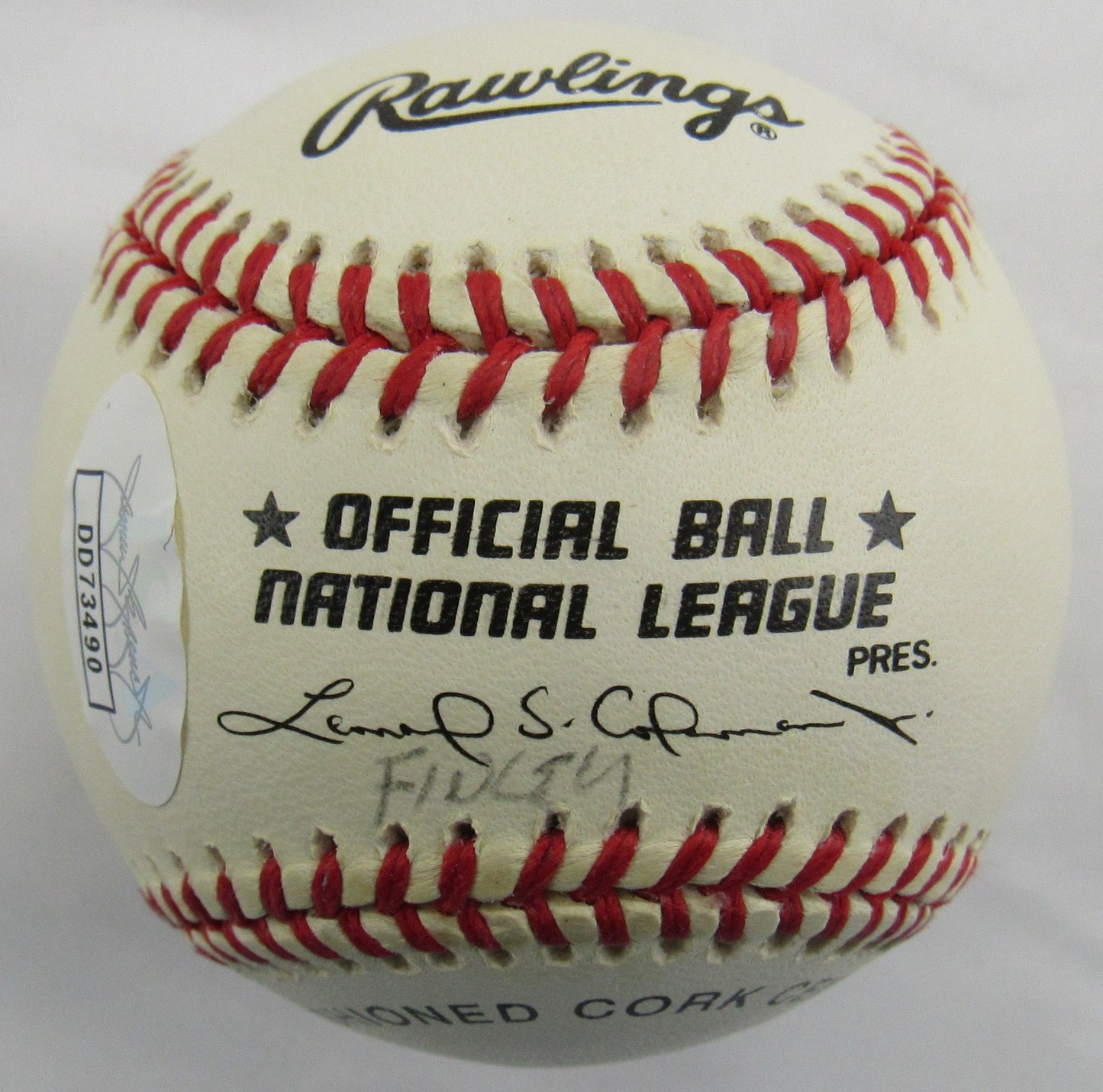 Chuck Finley Signed Auto Rawlings Baseball JSA DD73490 B167