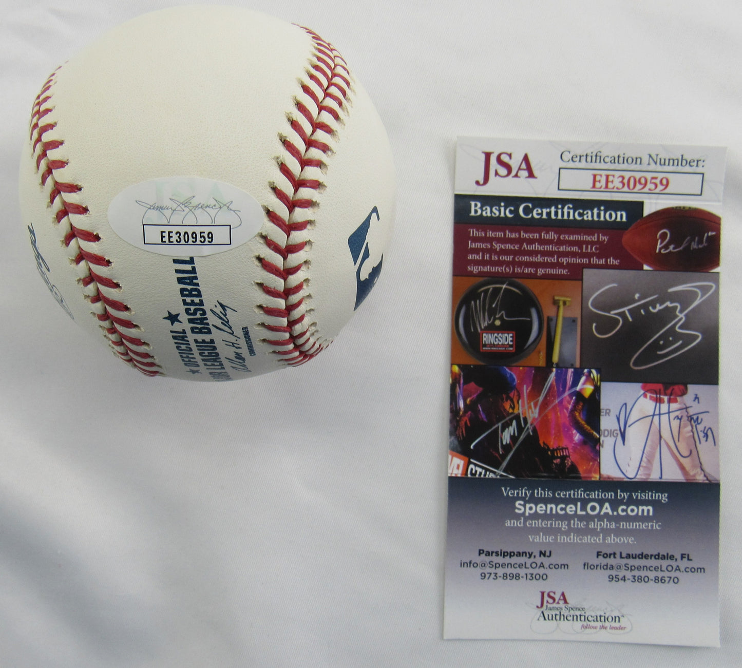 Johnny Antonelli Signed Auto Rawlings Baseball JSA EE30959 B167