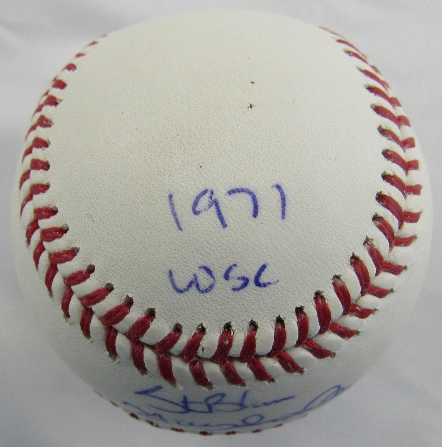 Steve Blass Manny Sanguillen Signed Auto Rawlings Baseball JSA DD37655 B167