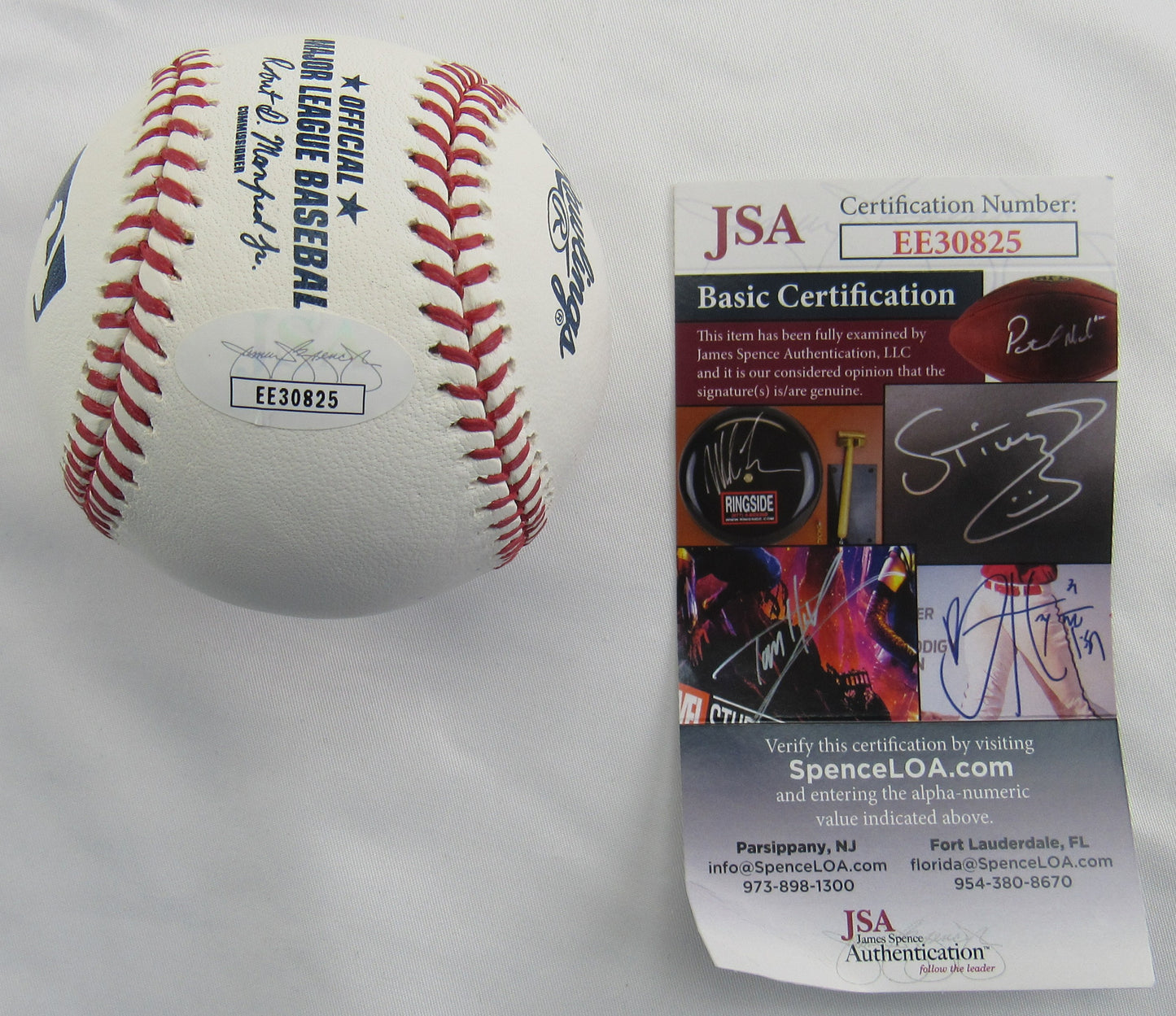 Mark Melancon Signed Auto Rawlings Baseball JSA EE30825 B167