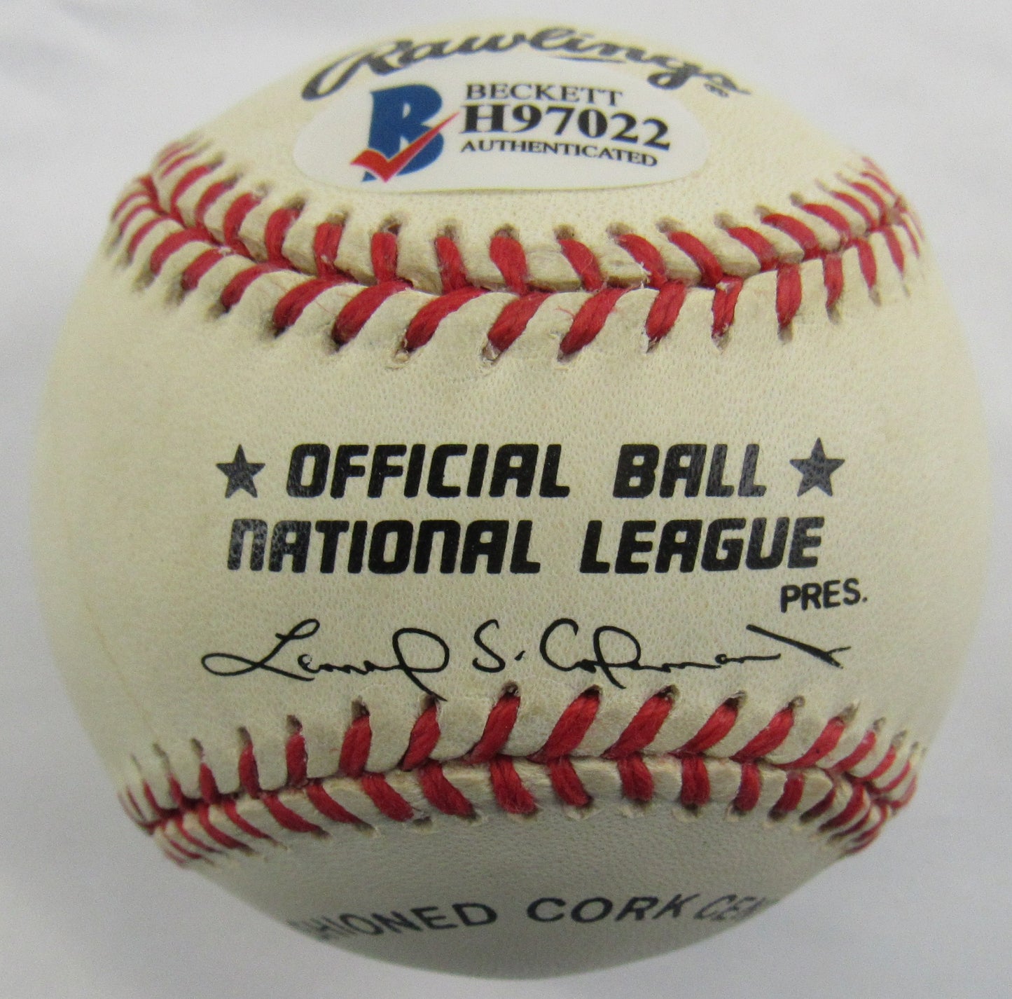 Al Dark Signed Auto Rawlings Baseball Beckett H97022 B167