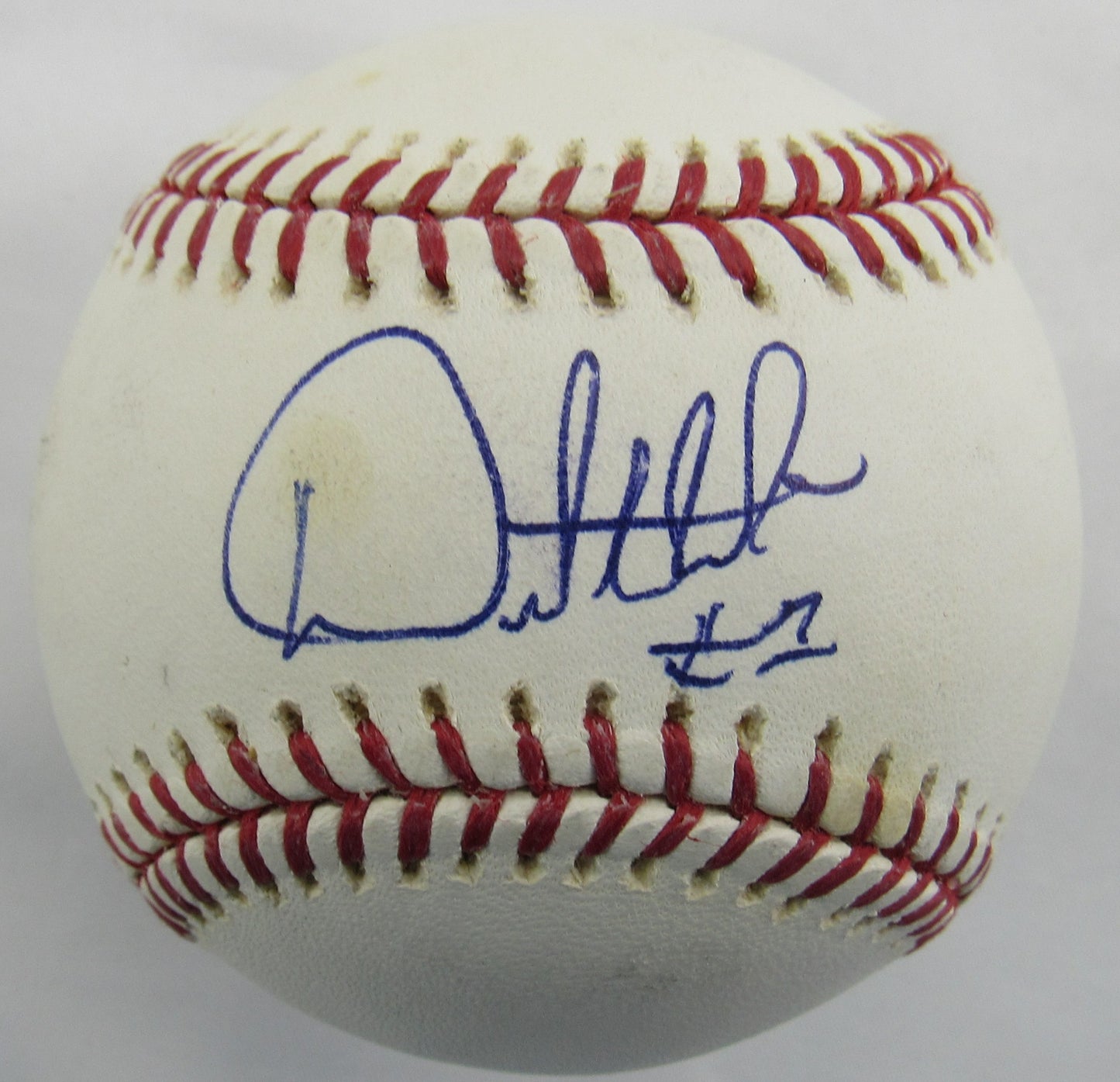 Orlando Hudson Signed Auto Rawlings Baseball MLB Hologram B168