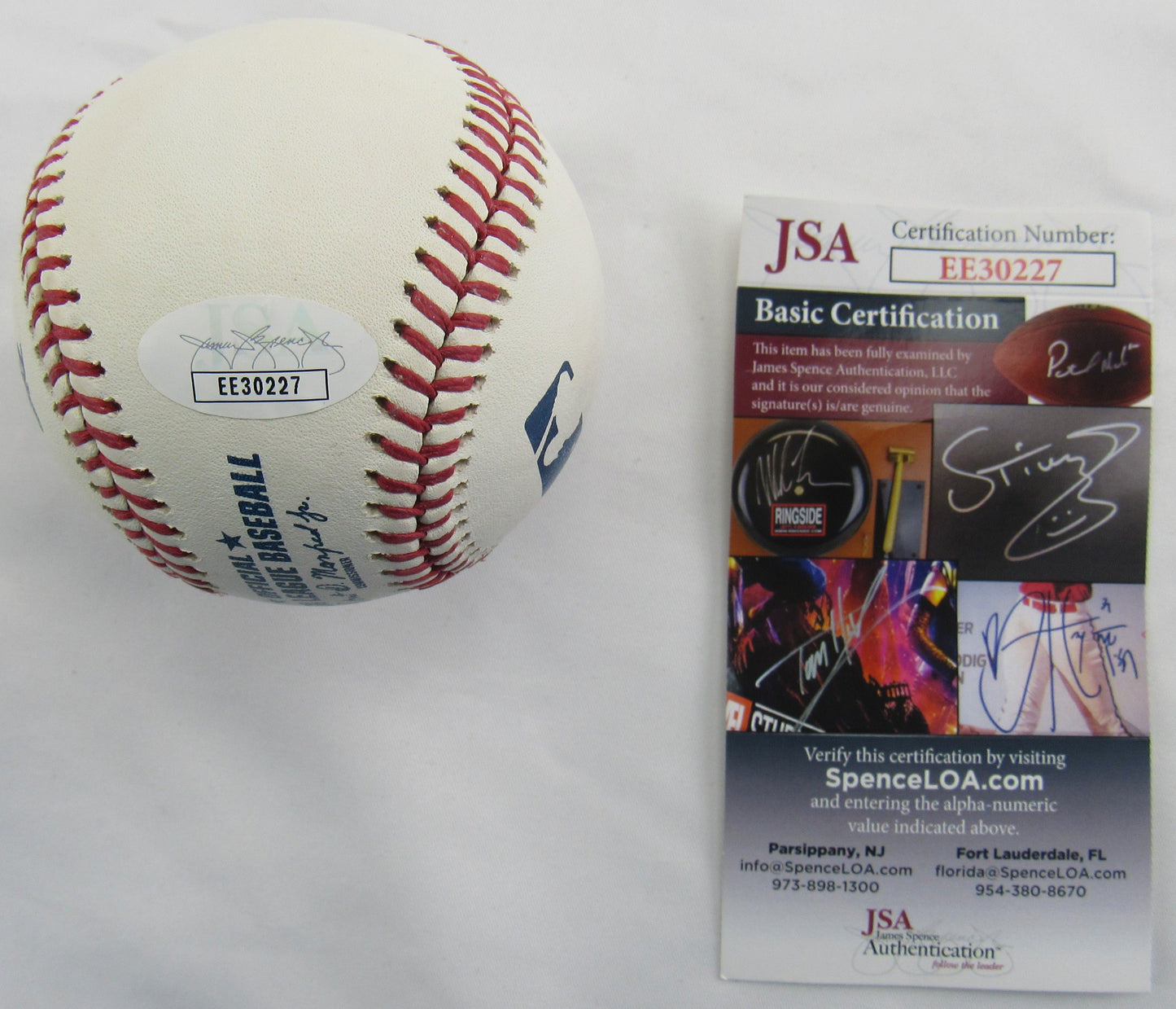 Blake Rutherford Signed Auto Rawlings Baseball JSA EE30227 B168