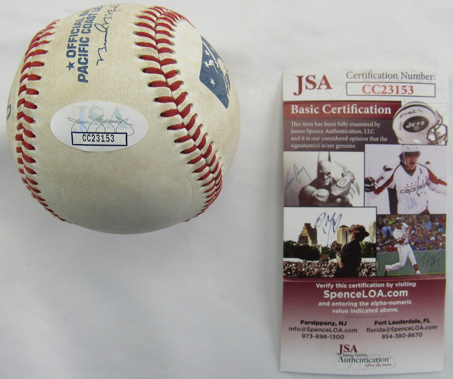 Augie Ojeda Signed Auto Rawlings Baseball JSA CC23153 B168