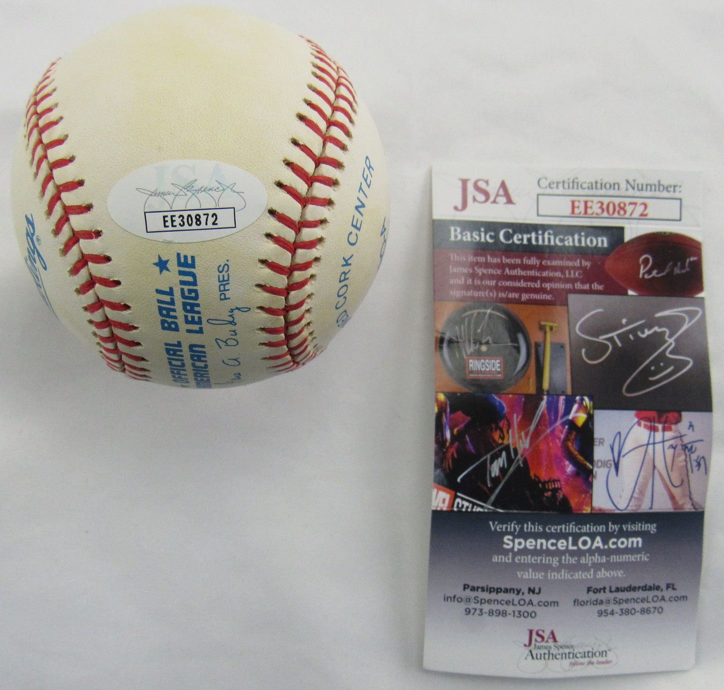 Keith Foulke Signed Auto Rawlings Baseball JSA EE30872 B168