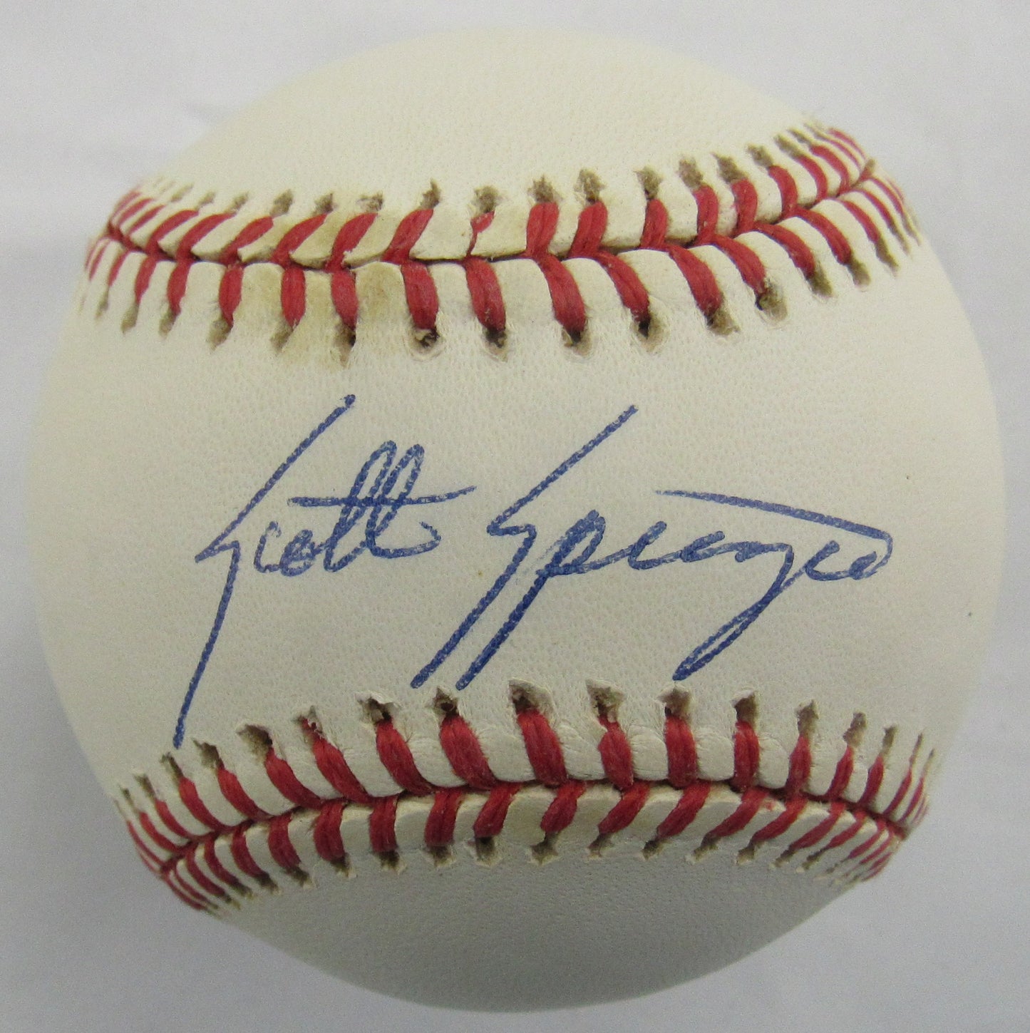 Scott Spiezio Signed Auto Rawlings Baseball JSA FF01583 B168