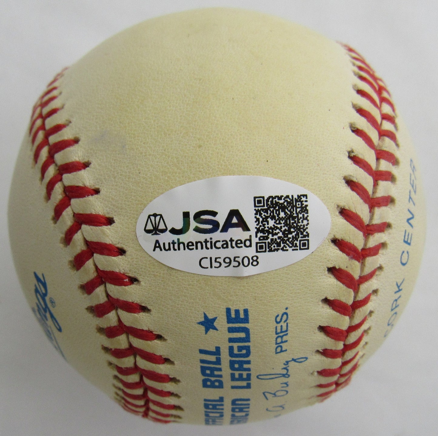 George Kell Signed Auto Baseball JSA CI59508