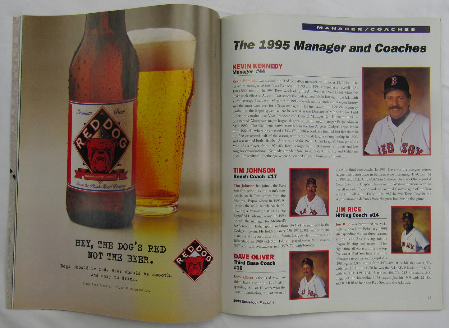 1995 Tim Wakefield Signed Magazine JSA CI59563