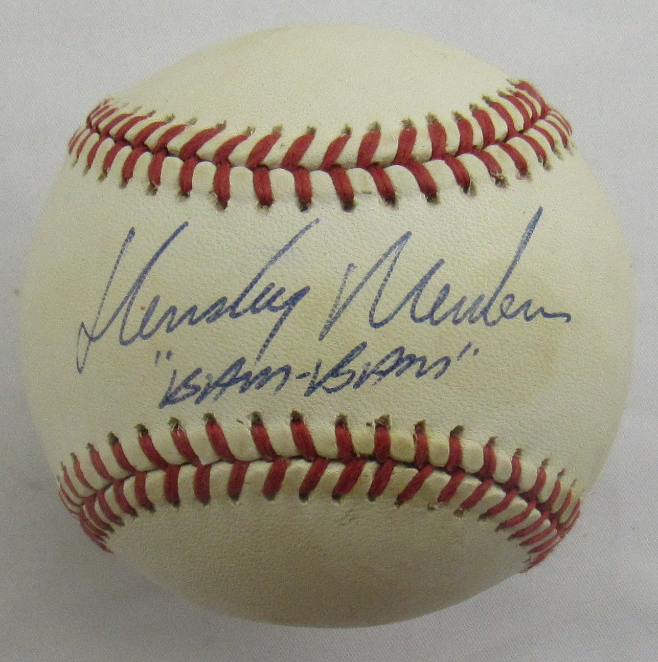 Hensley Meulens Signed Auto Rawlings Baseball B150