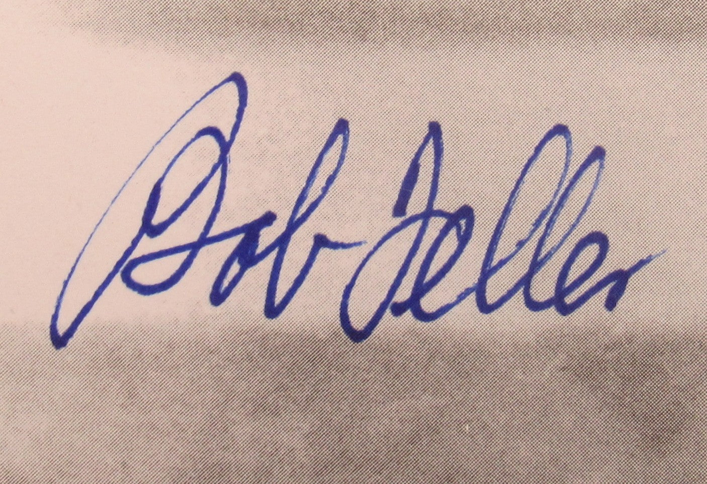 Bob Feller Signed 8x10 Photo