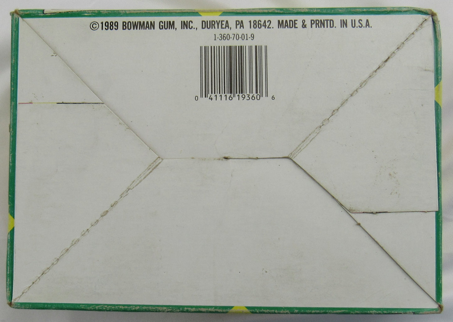 1989 Bowman Baseball Wax Box - 36 Ct Box
