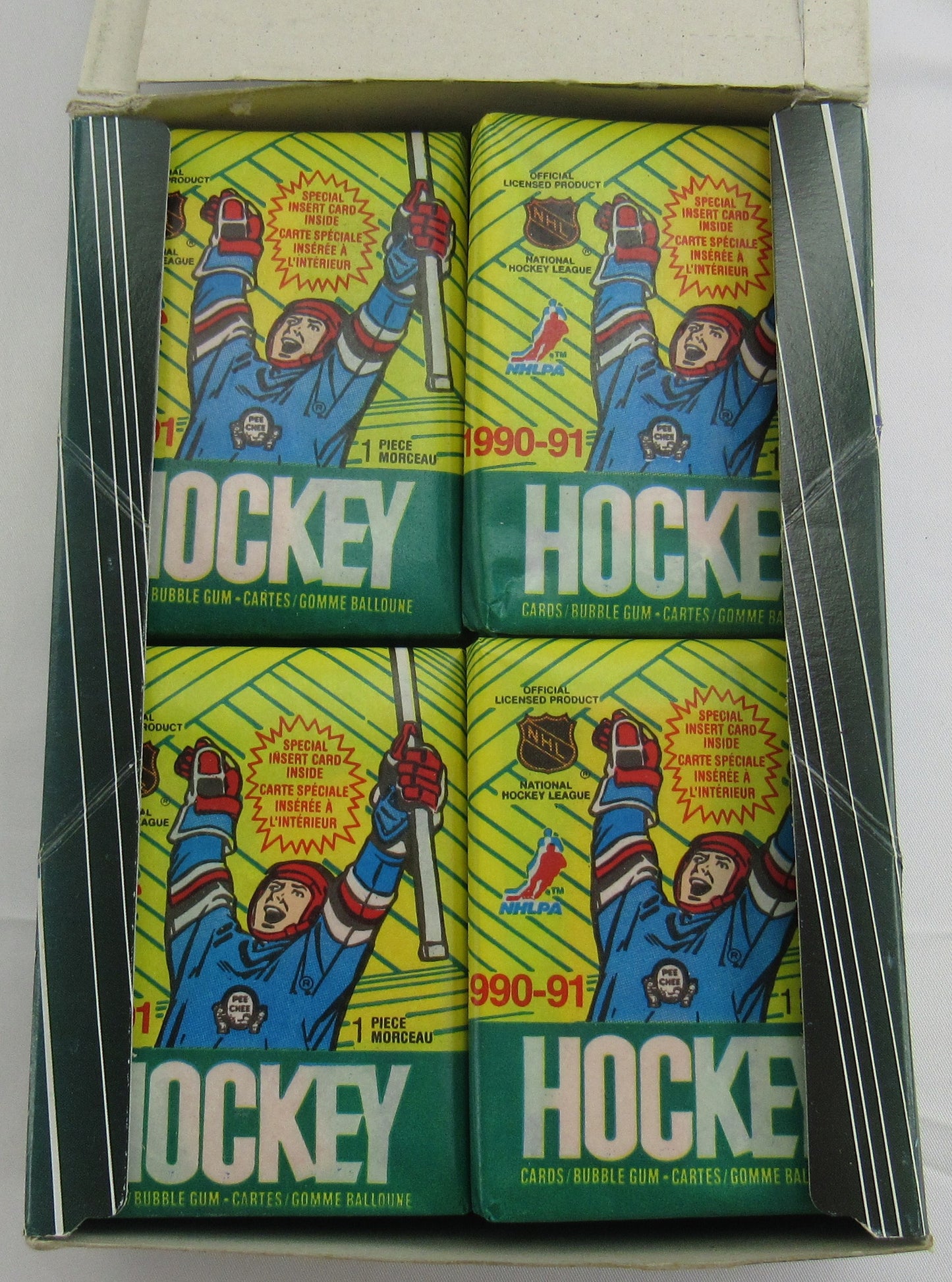 1990-1991 OPC O-PEE-CHEE HOCKEY NHL UNOPENED WAX PACKS BOX 36 PACKS