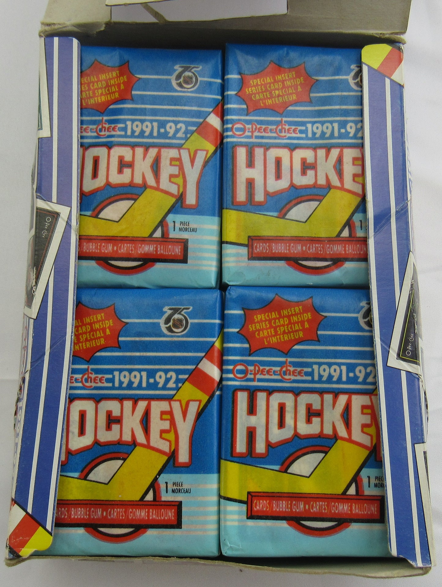 1991-92 O-Pee-Chee Hockey Wax Box
