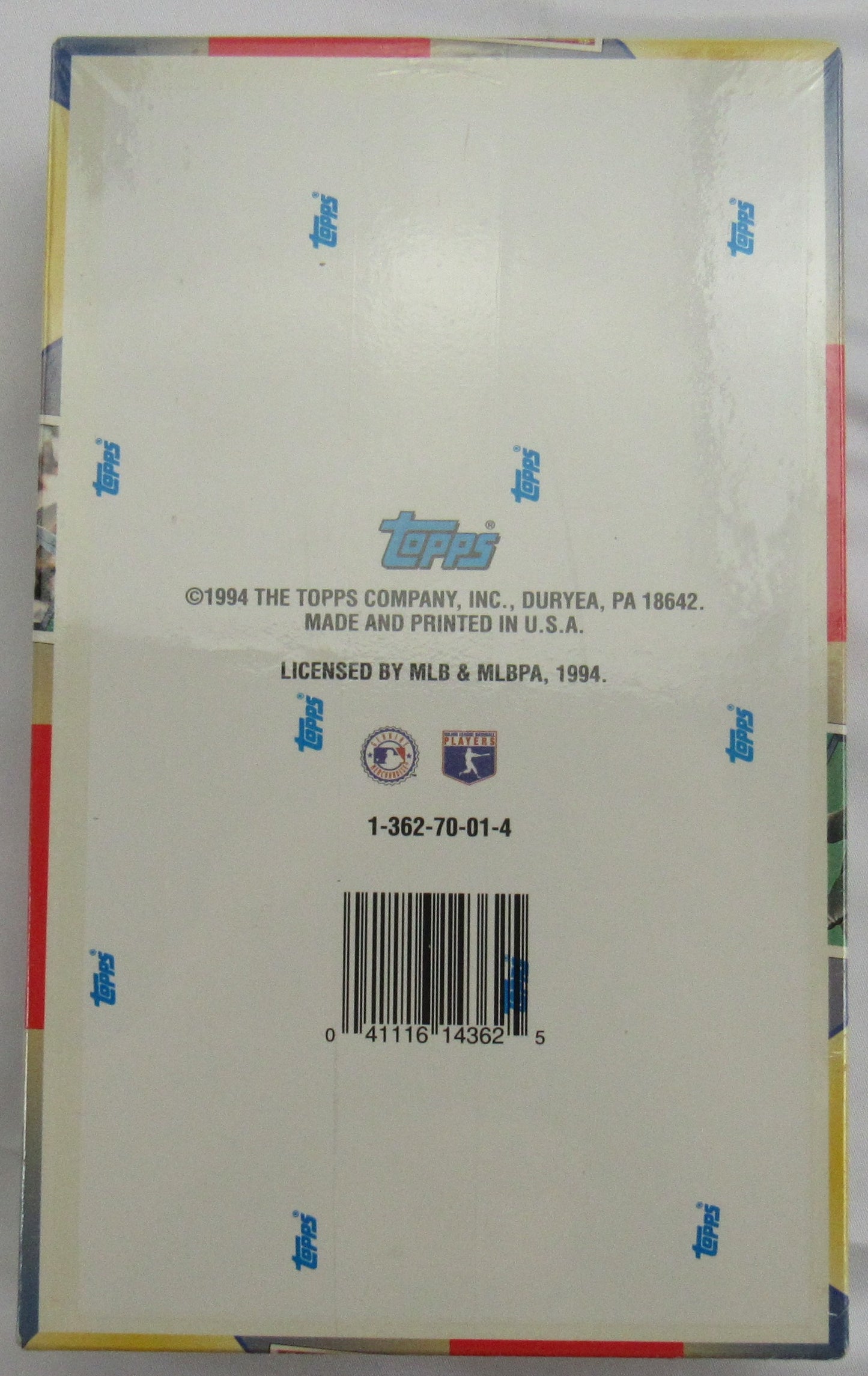 1994 Topps Baseball Series 1 Factory Sealed Wax Box (36 Packs)