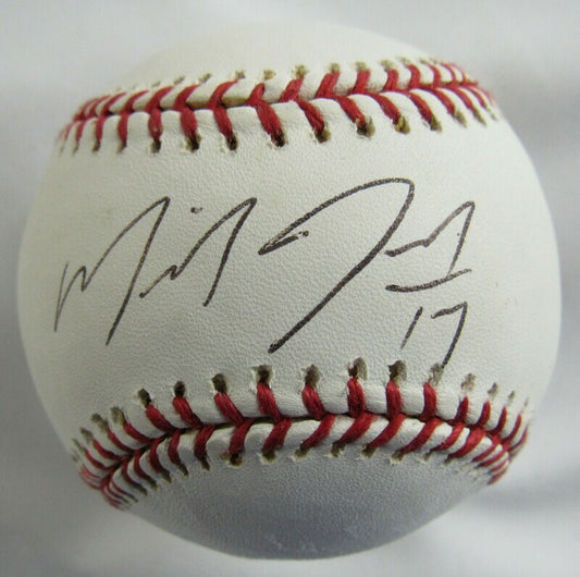 Mike Jacobs Signed Auto Autograph Rawlings Baseball B116