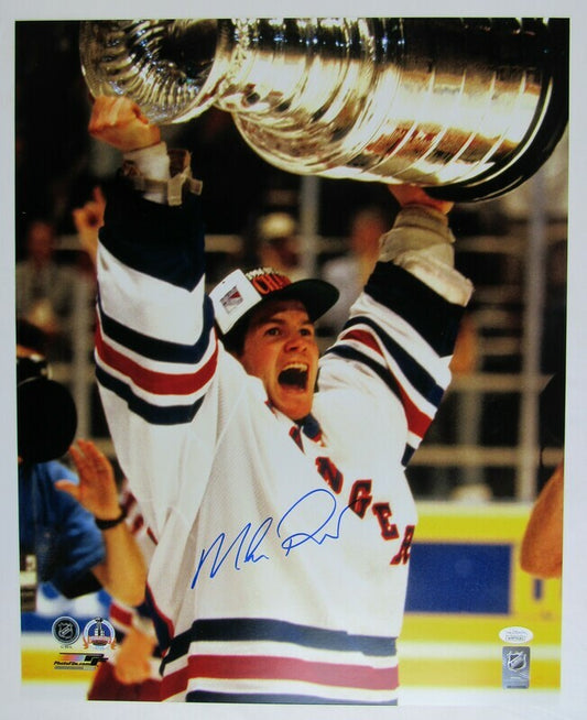 Mike Richter Signed Auto Autograph 16x20 Photo JSA COA