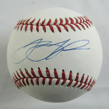 TJ Rivera Signed Auto Autograph Rawlings Baseball B89