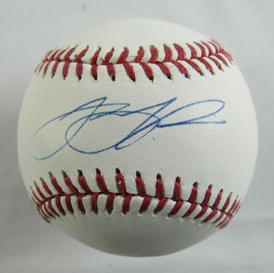 TJ Rivera Signed Auto Autograph Rawlings Baseball B89