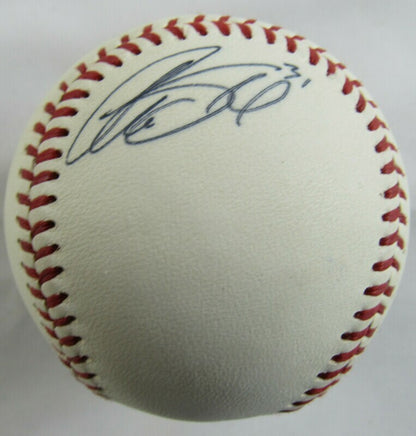 Bubba Crosby Aaron Small Signed Auto Autograph Rawlings Baseball B104