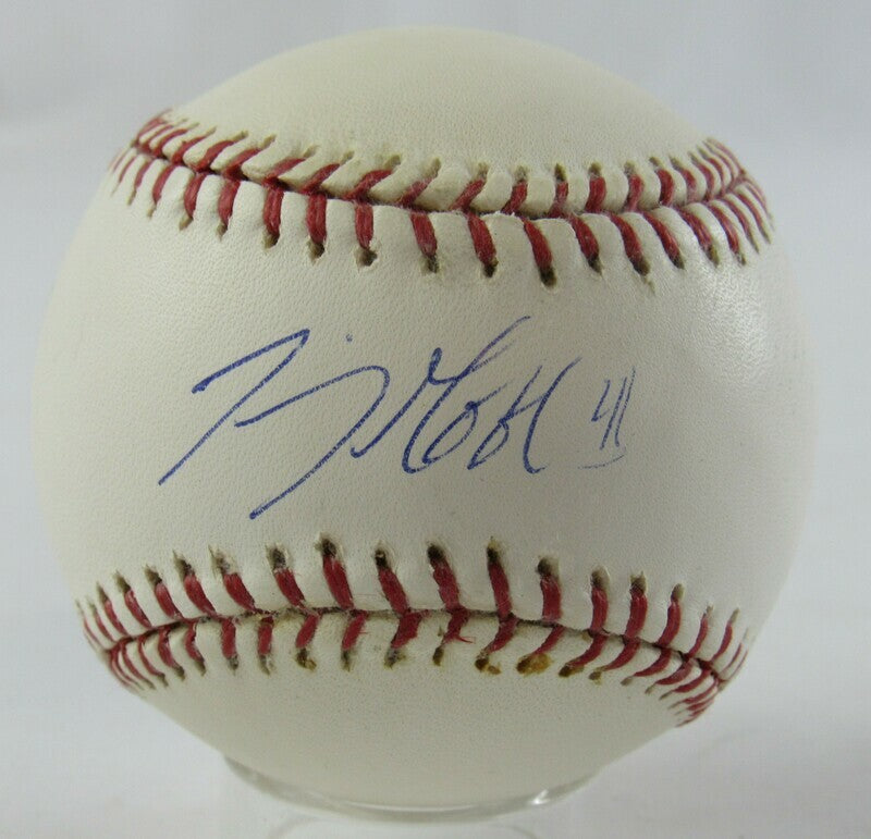 Jimmy Gobble Signed Auto Autograph Rawlings Baseball B95