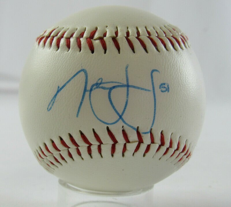 Noah Lowry Signed Auto Autograph Rawlings Baseball B102