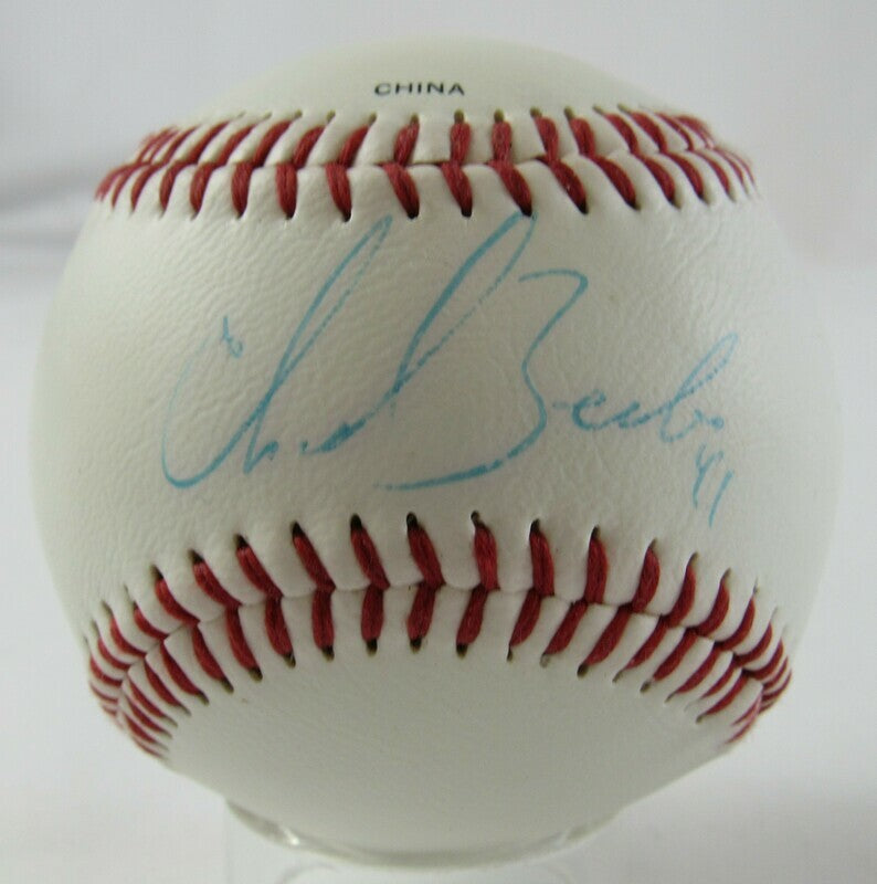 Chad Zerbe Signed Auto Autograph Rawlings Baseball B105