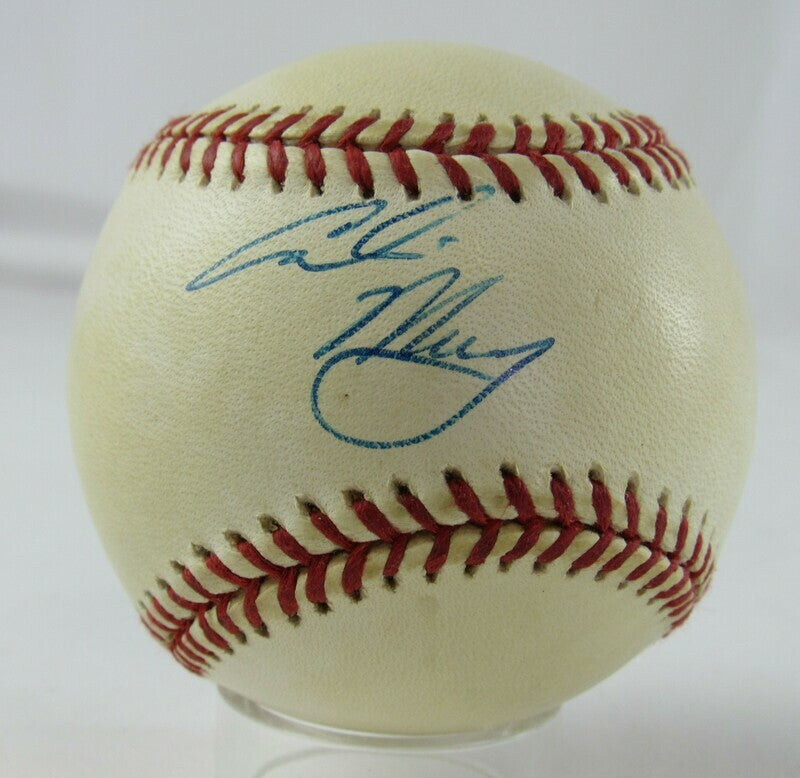 Calvin Murray Signed Auto Autograph Rawlings Baseball B109