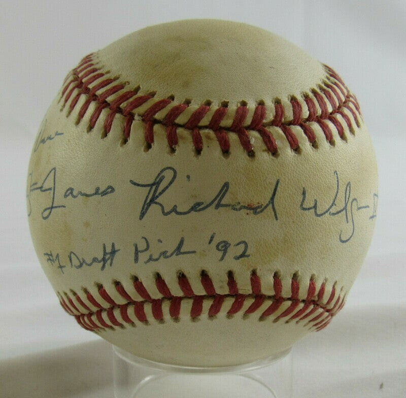 Preston Wilson Signed Auto Autograph Rawlings Baseball B113