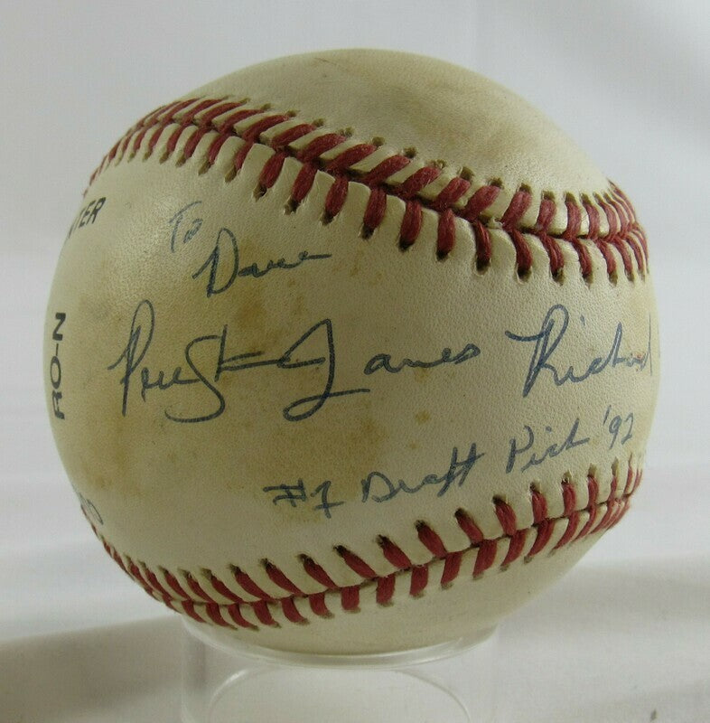 Preston Wilson Signed Auto Autograph Rawlings Baseball B113