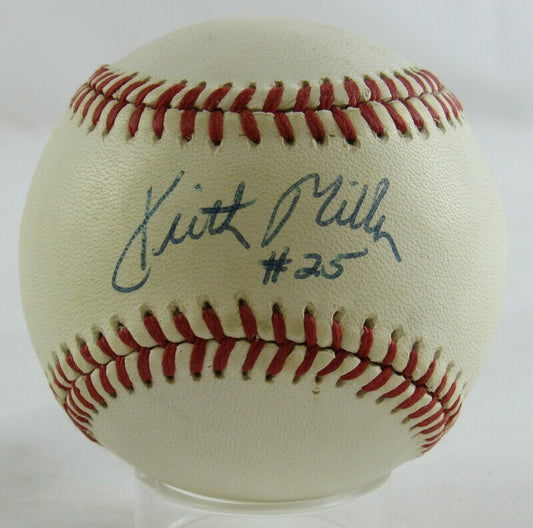 Keith Miller Signed Auto Autograph Rawlings Baseball B120