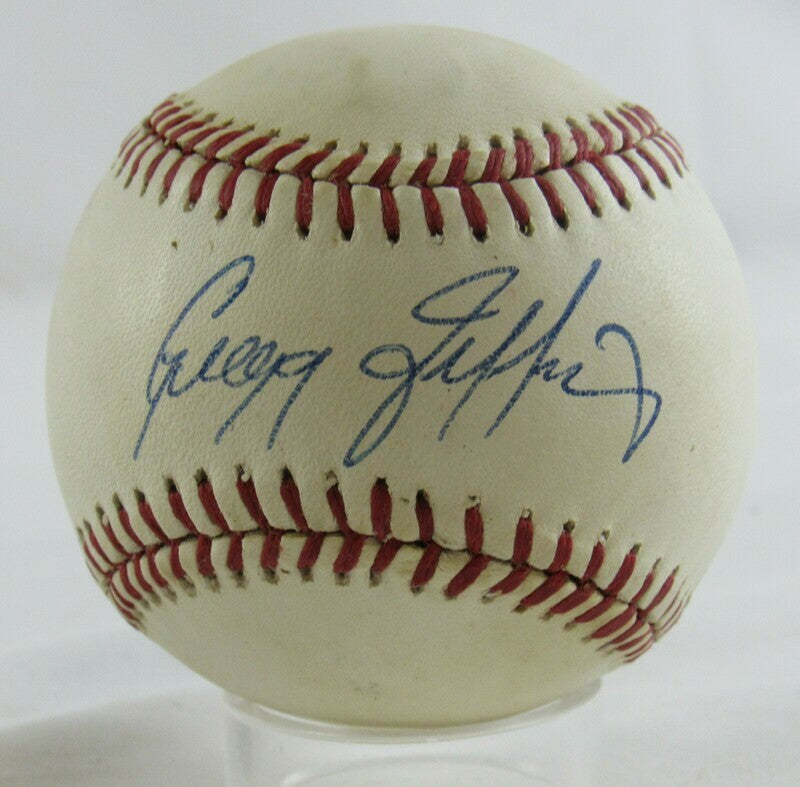 Gregg Jefferies Signed Auto Autograph Rawlings Baseball II B120