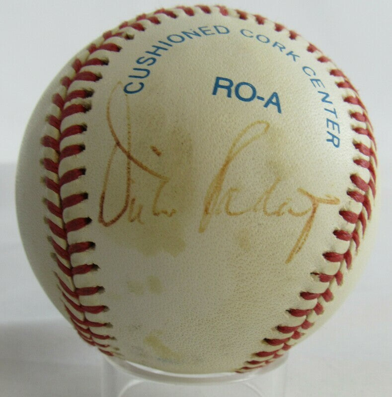 Dick Radatz Signed Auto Autograph Rawlings Baseball B107 II