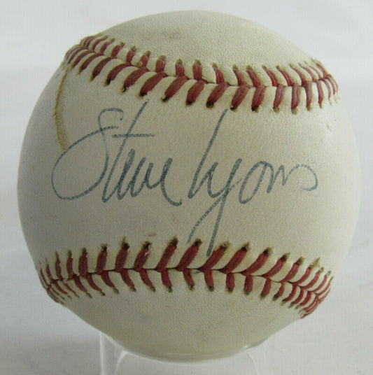 Steve Lyons Signed Auto Autograph Rawlings Baseball B110