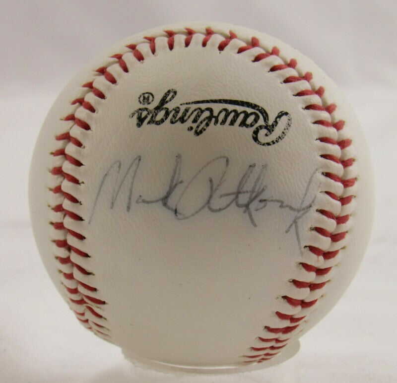 Mark Petkovsek Alan Benes Signed Auto Autograph Rawlings Baseball B96