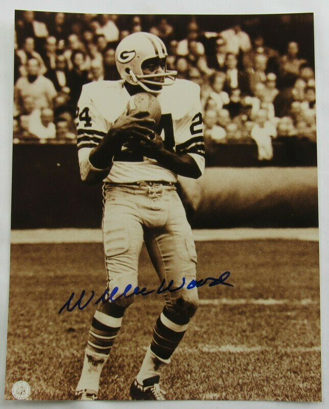 Willie Wood Signed Auto Autograph 8x10 Photo I