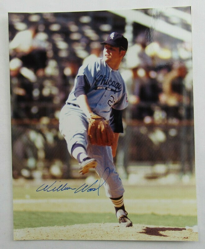 Wilbur Wood Signed Auto Autograph 8x10 Photo II