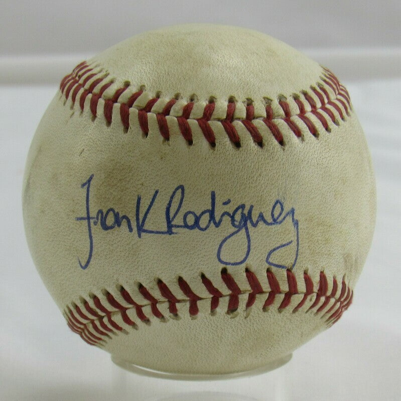 Frank Rodriguez Signed Auto Autograph Rawlings Baseball B112