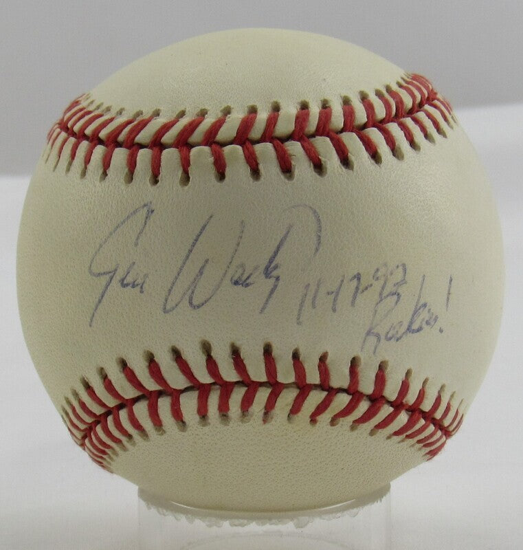 Eric Wedge Signed Auto Autograph Rawlings Baseball B94