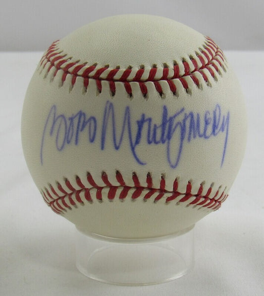 Bob Montgomery Signed Auto Autograph Rawlings Baseball B89