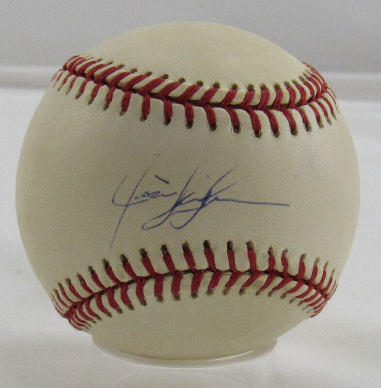 Jason Isringhausen Signed Auto Autograph Rawlings Baseball B111 II