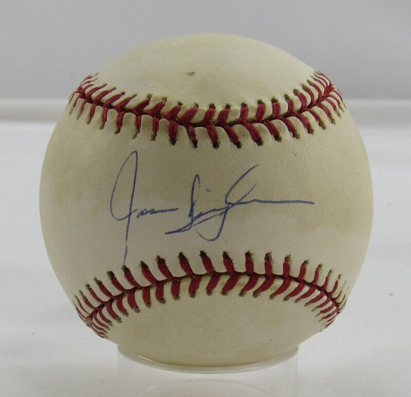 Jason Isringhausen Signed Auto Autograph Rawlings Baseball B112 III