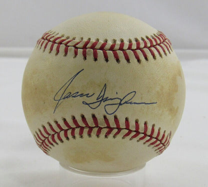 Jason Isringhausen Signed Auto Autograph Rawlings Baseball B112 II