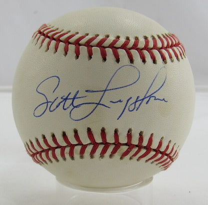 Scott Livingstone Signed Auto Autograph Rawlings Baseball B115