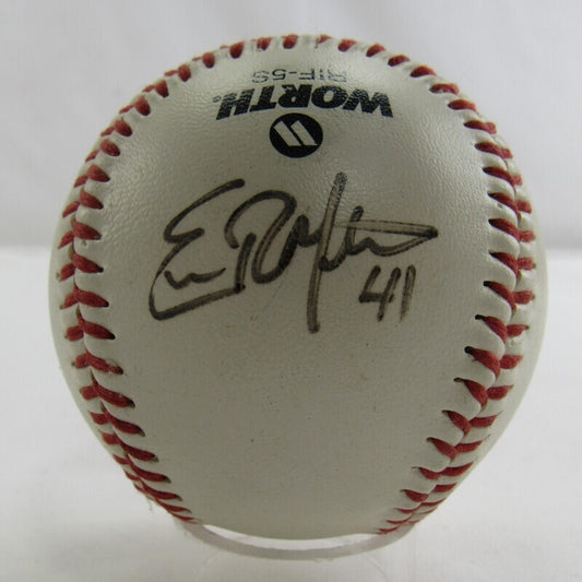 Eric Milton Signed Auto Autograph Worth Baseball B92