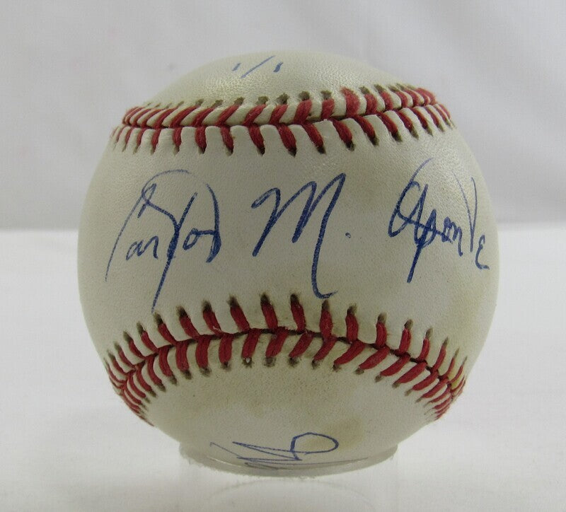 Carlos Aponte Artist Illustrator +1 Signed Auto Autograph Rawlings Baseball B99